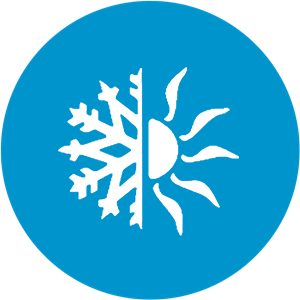 You can replace traditional heating in
intermediate seasons or support it.